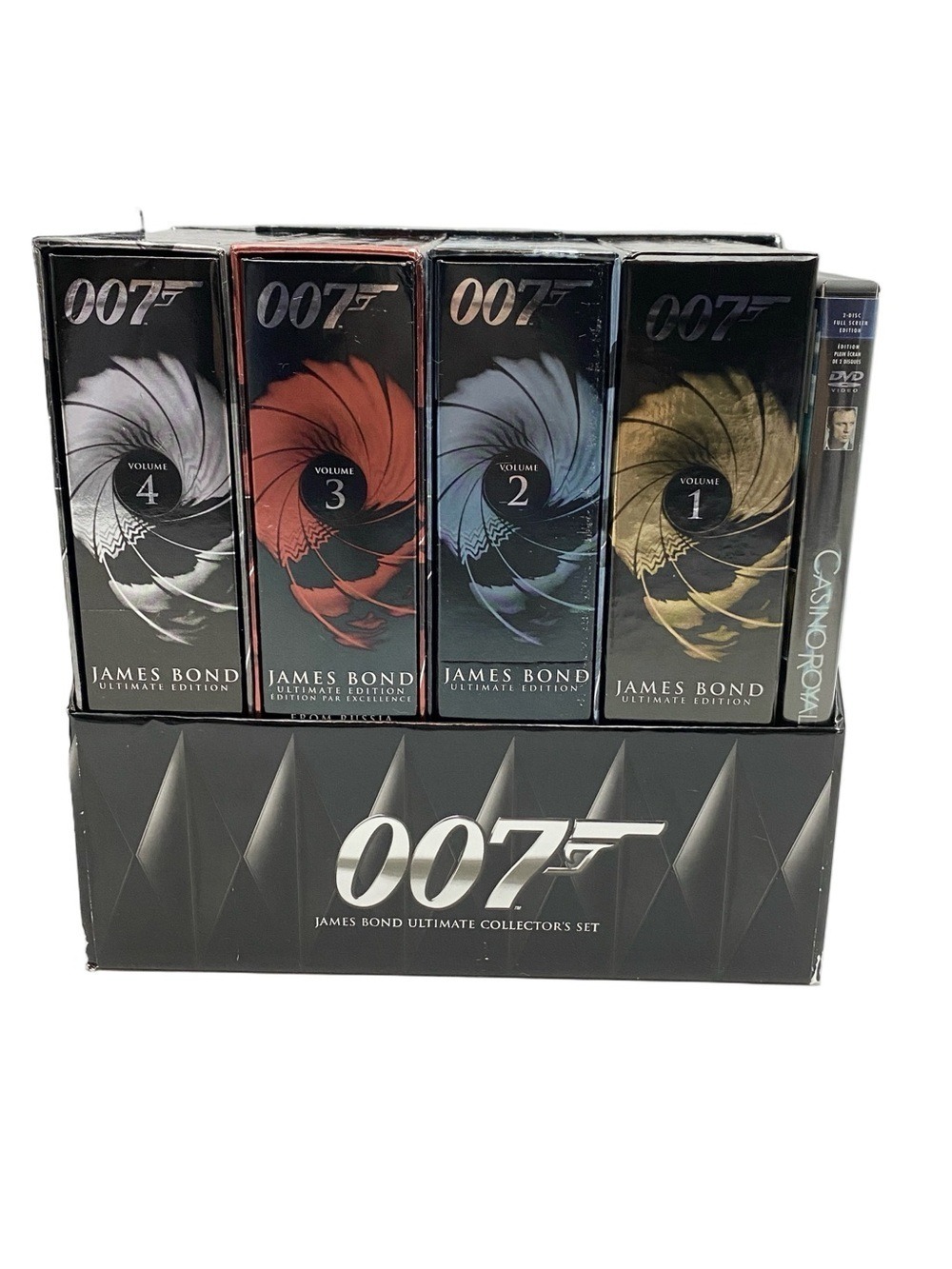 James Bond Ultimate Collector's Set 21 Films on 42 Discs Plus Casino Royale DVDs